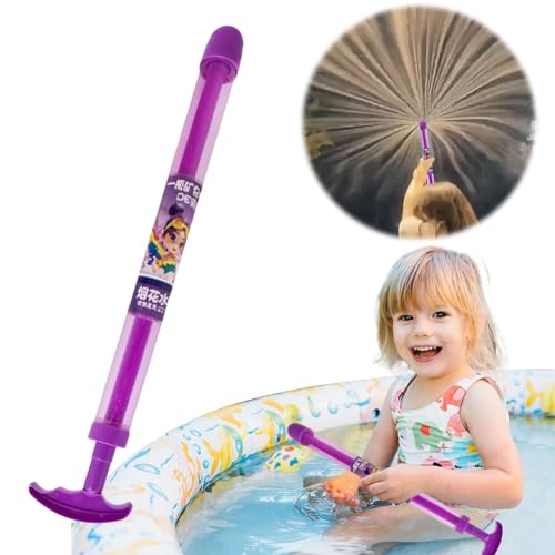 Feuerwerks Wasserpistolen Spielzeug, Wasserspritzspielzeug, Wasserspielzeug for Pool und Strand, Romantische Feuerwerks Wasserpistole, Spritzstab Kinder Party Sommer Atmosphäre Spielzeug (D) von JUCHRZEY