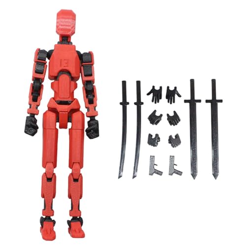 JUCHRZEY 1 Set 3D-Gedruckter beweglicher Roboter mit Mehreren Gelenken, 13 Ganzkörper-Aktivitätsroboter, beweglicher 3D-Gedruckter Schaufensterpuppen-Eltern-Kind-Spiel mit Mehreren Gelenken JUCHRZEY 1 Set 3D-Gedruckter beweglicher Roboter mit Mehreren Gelenken, 13 Ganzkörper-Aktivitätsroboter, beweglicher 3D-Gedruckter Schaufensterpuppen-Eltern-Kind-Spiel mit Mehreren Gelenken von JUCHRZEY