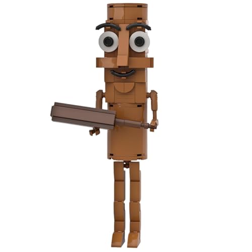 JUCHRZEY Tralalero Tralala Figuren-Baukasten, Italienische Brainrot Figuren-Set, Kreatives Geschenk for Fans, 3D Sammelfiguren for Büro (Stick) von JUCHRZEY