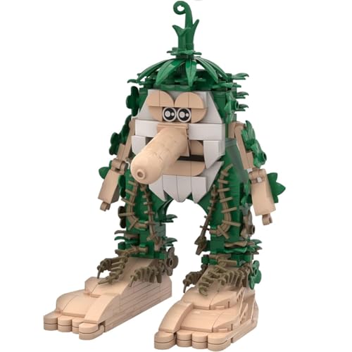 JUCHRZEY Tralalero Tralala Figuren-Baukasten, Italienische Brainrot-Figuren zum Sammeln, 3D-Kunststoffbausatz for Büro und Zuhause (Baumaffe Monkey) von JUCHRZEY