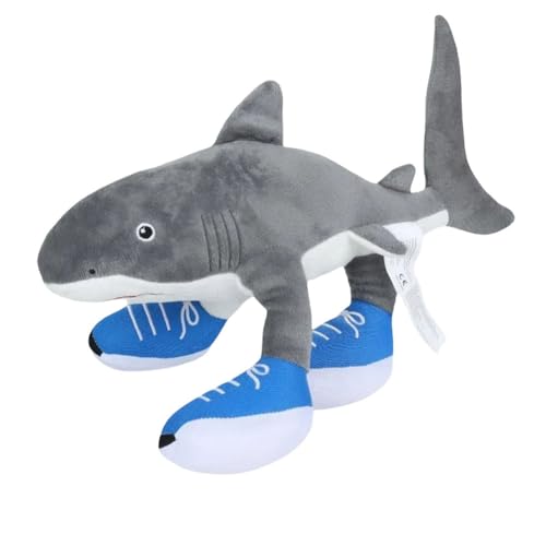 JUCHRZEY Tralalero Tralala Plüschfigur, Tung Tung Tung Sahur Kuscheltier, Lustige Flauschige Puppe, Weiches Anime Kissen als Wohnaccessoire, Geburtstag (Modell E) von JUCHRZEY