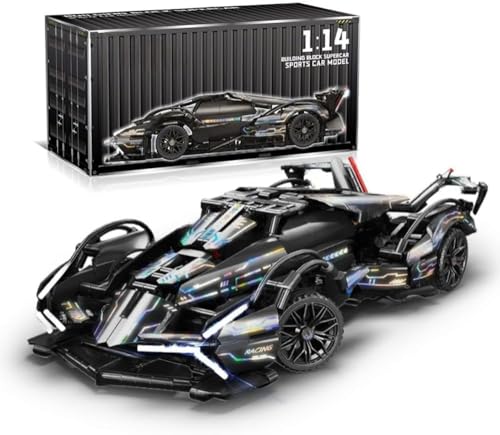 JUCYJULY Technik Sportwagen Bausteine Set für Lambo, 1148 Klemmbausteine Auto Bausatz Supersportwagen Modellbausatz, MOC Car Rennwagen Modellauto Spielzeug Geschenk Erwachsene Kinder von JUCYJULY