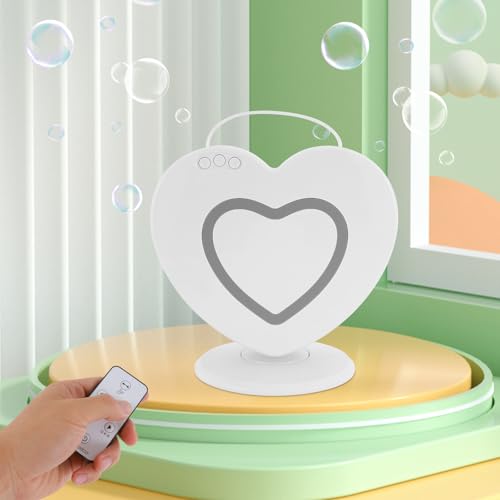 Seifenblasenmaschine mit 90°/360° Drehung,Tragbare Blasenmacher für Kinder, Professional Blasenmaschine, Seifenblasenspielzeug Kinder für Outdoor/Party/Hochzeit von JUDEMII