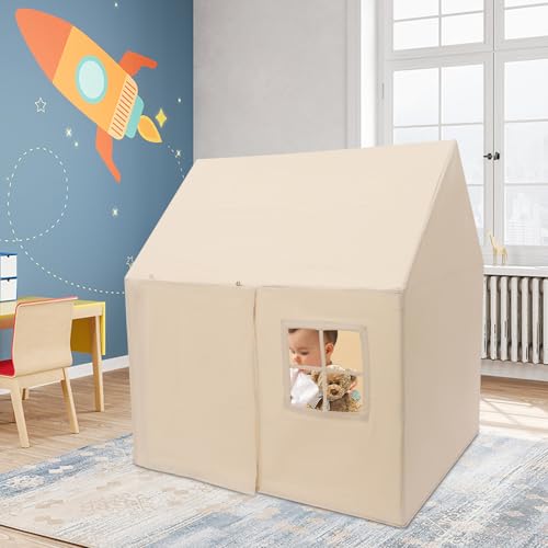 Spielhaus Kinder Indoor, Sensorisches Zelt, Kinder Spielzelt, Kinderzimmer Dekor- Lesezelt &Spielzimmer, Spielzelt für Kleinkinder, 125 x 90 x 125 cm von JUDEMII