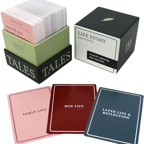 150 Lebensgeschichte Interview Kit Karten - Story Interview Kit - Erfahren Sie Mehr über Eltern Und Großeltern Familie Spiele Planung Frage Karten 150 Lebensgeschichte Interview Kit Karten - Story Interview Kit - Erfahren Sie Mehr über Eltern Und Großeltern Familie Spiele Planung Frage Karten von JUDEWY