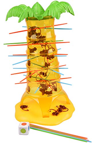 JUDEWY Multiplayer-Brettspiel Monkey Drop Game Monkey Kletterbaum Früherziehung Spielzeug von JUDEWY