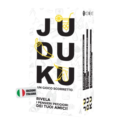 JUDUKU Kartenspiel, 480 Karten, Limitierte Auflage lustiges Brettspiel für Erwachsene – perfekt für Partys – Italienische Version von JUDUKU