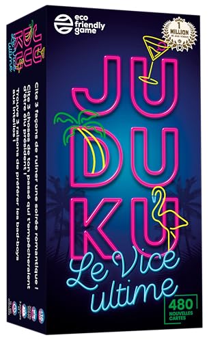 Juduu – Le Vice Ultime – Gesellschaftsspiel für Apero & Abende – limitierte Edition – 480 Karten hergestellt in Frankreich von JUDUKU