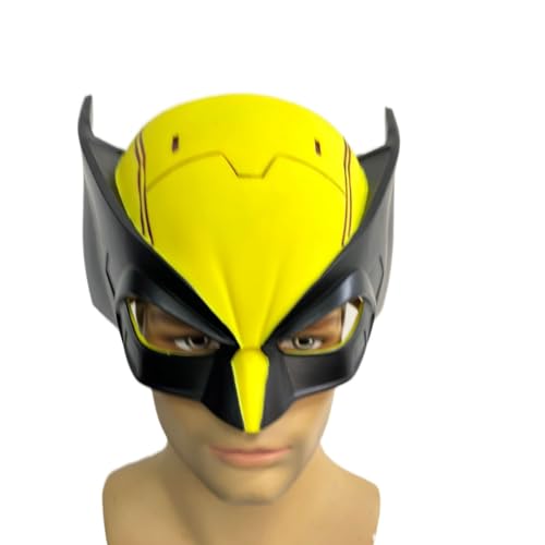 JUELIN Wolverines Cosplay Maske für Halloween Party Requisiten, Superhelden, Maske, Einheitsgröße, Gummi, Unisex, Erwachsene JUELIN Wolverines Cosplay Maske für Halloween Party Requisiten, Superhelden, Maske, Einheitsgröße, Gummi, Unisex, Erwachsene von JUELIN