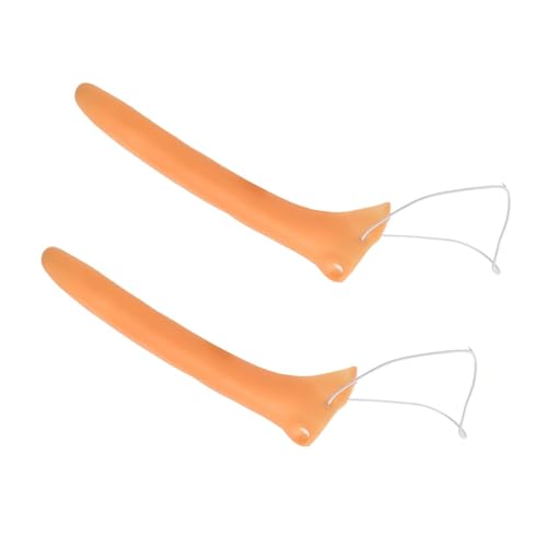 JUFYVO 2 Stück Halloween Lange Nase Hexe Fake Nose Pinocchio Verlängerte Nase Prothetische Nase Kostüm Zubehör für Halloween Cosplay Party Supplies Requisiten von JUFYVO