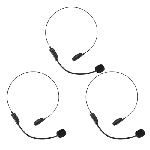 JUFYVO 3pcs Radio Phone Headset Prop Microphone Headset Toy Pop Singer Cosplay Costume Accessory Fake Rockstar Pop Microphone Headpiece for Halloween Party JUFYVO 3pcs Radio Phone Headset Prop Microphone Headset Toy Pop Singer Cosplay Costume Accessory Fake Rockstar Pop Microphone Headpiece for Halloween Party von JUFYVO