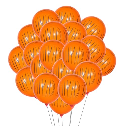 JUFYVO 48 Stück Tiger Luftballons Tierdruck Folienballon Dschungel Tier Druck Ballon Safari Party Dekorationen Ballons für Geburtstagsfeier Dekorationen von JUFYVO