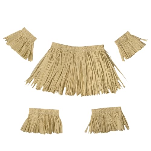 JUFYVO 5pcs Vogelscheuche Stroh Kit Halloween Vogelscheuche Kostüm Zubehör Baststroh-Kit Ernte Party Zubehör für Vogelscheuche Cosplay JUFYVO 5pcs Vogelscheuche Stroh Kit Halloween Vogelscheuche Kostüm Zubehör Baststroh-Kit Ernte Party Zubehör für Vogelscheuche Cosplay von JUFYVO