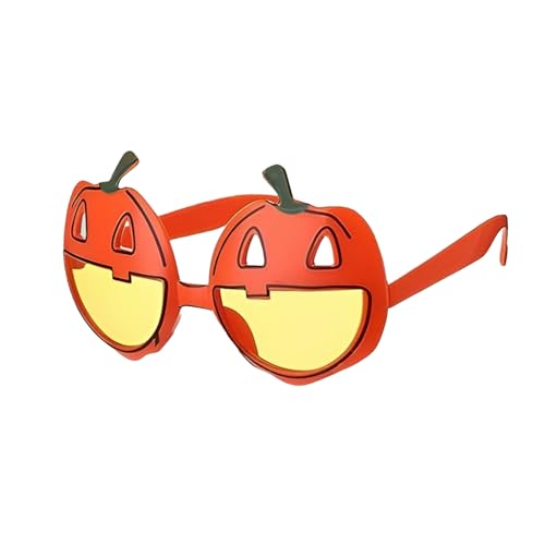 JUFYVO Halloween-Kürbis-Brille, Neuheit, Sonnenbrille, Kürbis-Form, Halloween, Cosplay, Zubehör für Damen und Herren JUFYVO Halloween-Kürbis-Brille, Neuheit, Sonnenbrille, Kürbis-Form, Halloween, Cosplay, Zubehör für Damen und Herren von JUFYVO