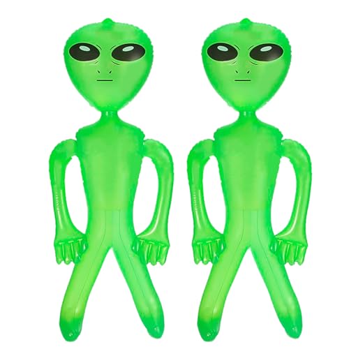 JUFYVO Riesiges aufblasbares Alien-Kostüm für Halloween, Alien-Mottoparty, 170 cm, 2 Stück JUFYVO Riesiges aufblasbares Alien-Kostüm für Halloween, Alien-Mottoparty, 170 cm, 2 Stück von JUFYVO