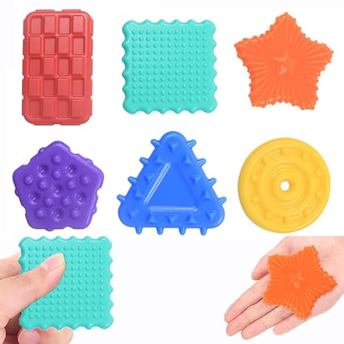 Fidget Toys Sensory Stones for Kids 6 Stück Sensorik Spielzeug Anti Stress Spielzeug für Erwachsene und Kinder Squeeze Spielzeug Sensorisches Spielzeug für ADHS und Autismus Fidget Toys Sensory Stones for Kids 6 Stück Sensorik Spielzeug Anti Stress Spielzeug für Erwachsene und Kinder Squeeze Spielzeug Sensorisches Spielzeug für ADHS und Autismus von JUGGPENG