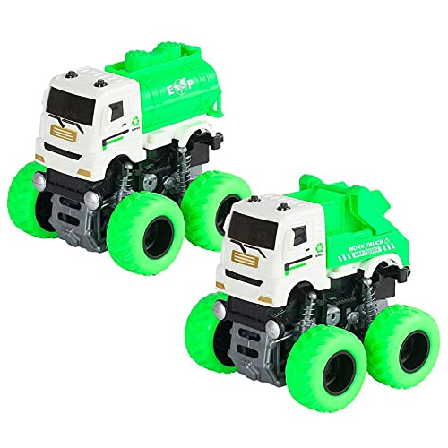 JUINSA 700693 Set mit 2 Recycling-LKW Mega-Reibung. Box 24x11x14, bunt JUINSA 700693 Set mit 2 Recycling-LKW Mega-Reibung. Box 24x11x14, bunt von JUINSA