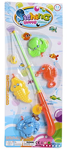 JUINSA Set für Fischerei, 4 Fische geblistert, 53 x 22 cm (81859) von JUINSA