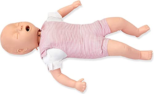 JUJNE Erste-Hilfe-Modell, Modell für Herz-Lungen-Wiederbelebung CPR-Baby-Säugling-Trainingspuppe Atemwegsobstruktion Säuglings-Erste-Hilfe-Modell für Pädagogische Lehrforschung JUJNE Erste-Hilfe-Modell, Modell für Herz-Lungen-Wiederbelebung CPR-Baby-Säugling-Trainingspuppe Atemwegsobstruktion Säuglings-Erste-Hilfe-Modell für Pädagogische Lehrforschung von JUJNE