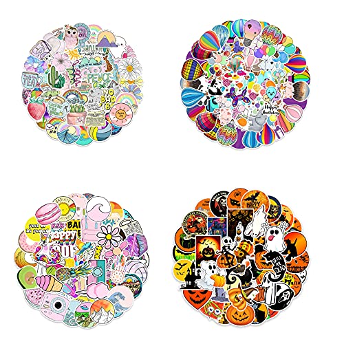 JUJUCAT Aufkleber für Laptop Deckel 300 Stück Kinder Aufkleber, Dekorative Aufkleber kofferAufkleber,Laptop zufällige Aufkleber Pack Aufkleber für Wasserflaschen Wasserdicht Vinyl Stickers von JUJUCAT