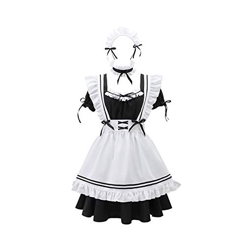 JUJUCAT Maid Outfit Anime Cosplay Fancy Dress Adult Women Adult Fancy Dress Costume von JUJUCAT