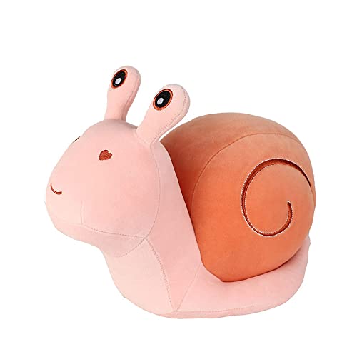 JULAN 14.9inch Snail Stuffed Animals Plush Pillow,Soft Snail Stuffed Plush Toys Pillow Cushion Throw Pillow,Cute Snail Plushies Plush Doll for Home Deco Kids Toy Gift (rosa) von JULAN