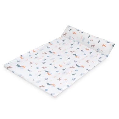 JULIUS ZÖLLNER Jersey Bezug Loop Comfy für Wickelauflagen Softy Little Fox 85 x 75 cm von Julius Zöllner