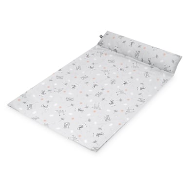 JULIUS ZÖLLNER Jersey Bezug Loop Comfy für Wickelauflagen Softy Savanne grau 85 x 75 cm von Julius Zöllner