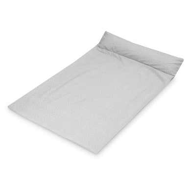 JULIUS ZÖLLNER Jersey Bezug Loop Comfy für Wickelauflagen Softy Tiny Squares Grey 85 x 75 cm von Julius Zöllner
