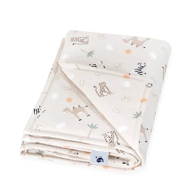 JULIUS ZÖLLNER Jerseydecke gefüttert Svanne beige 70 x 100 cm von Julius Zöllner