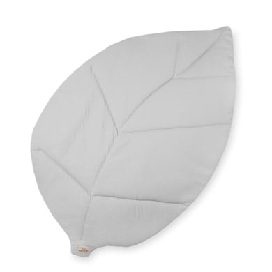 JULIUS ZÖLLNER Krabbeldecke Blatt Light grey nordic 110 x 170 cm von Julius Zöllner