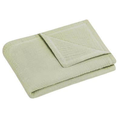 JULIUS ZÖLLNER Kuscheldecke Musselin lime 70 x 100 cm von Julius Zöllner