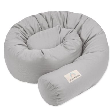 JULIUS ZÖLLNER Nestchenschlange Basic soft uni light grey von Julius Zöllner