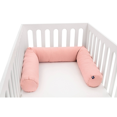 JULIUS ZÖLLNER Nestchenschlange Waffelpiqué Blush 180 cm von Julius Zöllner
