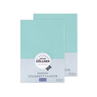 JULIUS ZÖLLNER Spannbetttuch Doppelpack Jersey mint JULIUS ZÖLLNER Spannbetttuch Doppelpack Jersey mint von Julius Zöllner