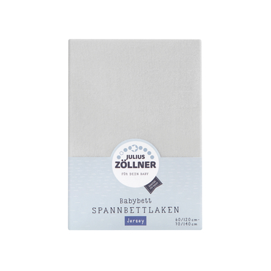 JULIUS ZÖLLNER Spannbetttuch Jersey hellgrau von Julius Zöllner
