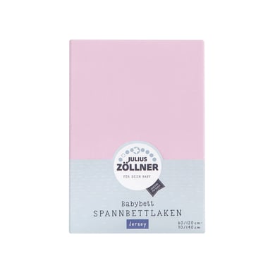 JULIUS ZÖLLNER Spannbetttuch Jersey rosa von Julius Zöllner