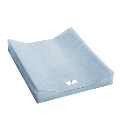 JULIUS ZÖLLNER Wickelauflagenbezug Musselin denim 50 x 65 cm von Julius Zöllner