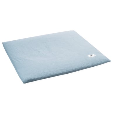 JULIUS ZÖLLNER Wickelauflagenbezug Musselin denim 85 x 75 cm von Julius Zöllner
