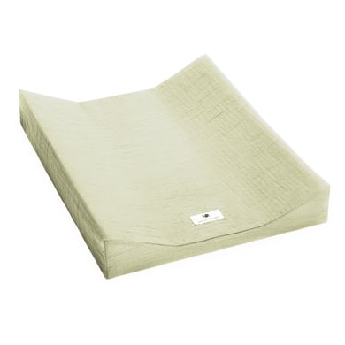 JULIUS ZÖLLNER Wickelauflagenbezug Musselin lime 50 x 65 cm von Julius Zöllner