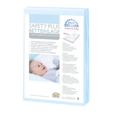 JULIUS ZÖLLNER wasserdichte Betteinlage Safety Plus 70 x 140 cm von Julius Zöllner