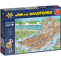 JUMBO SPIELE 20040 Puzzle 2000 Teile Jan van Haasteren - Ab in den Pool von JUMBO SPIELE