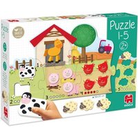 JUMBO SPIELE 53438 GOULA - Zahlen-Puzzle 1-5 von JUMBO SPIELE