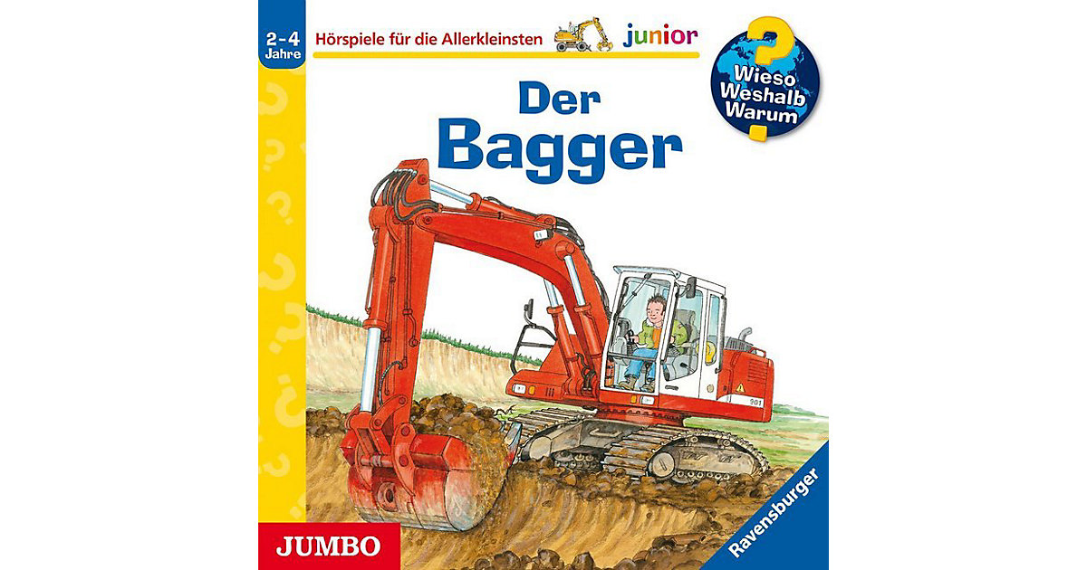 CD Wieso? Weshalb? Warum? Junior - Der Bagger Hörbuch CD Wieso? Weshalb? Warum? Junior - Der Bagger Hörbuch von JUMBO Verlag