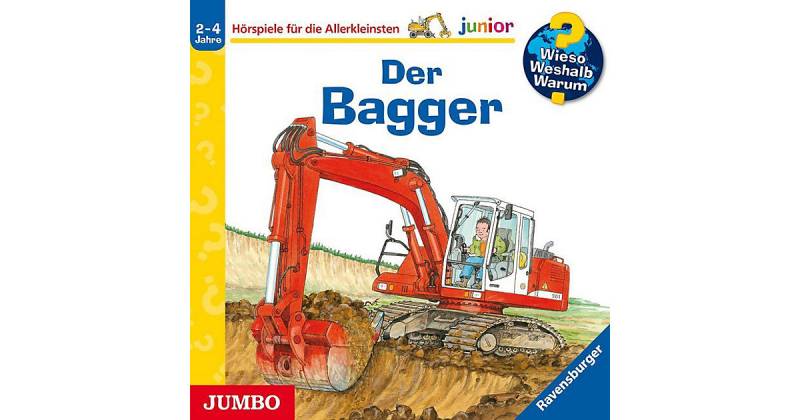 CD Wieso? Weshalb? Warum? Junior - Der Bagger Hörbuch von JUMBO Verlag