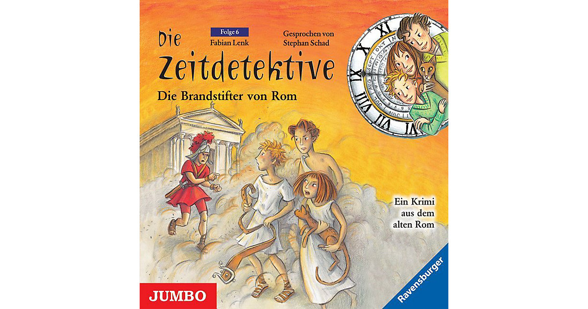 Die Zeitdetektive - Die Brandstifter von Rom, 1 Audio-CD Hörbuch von JUMBO Verlag