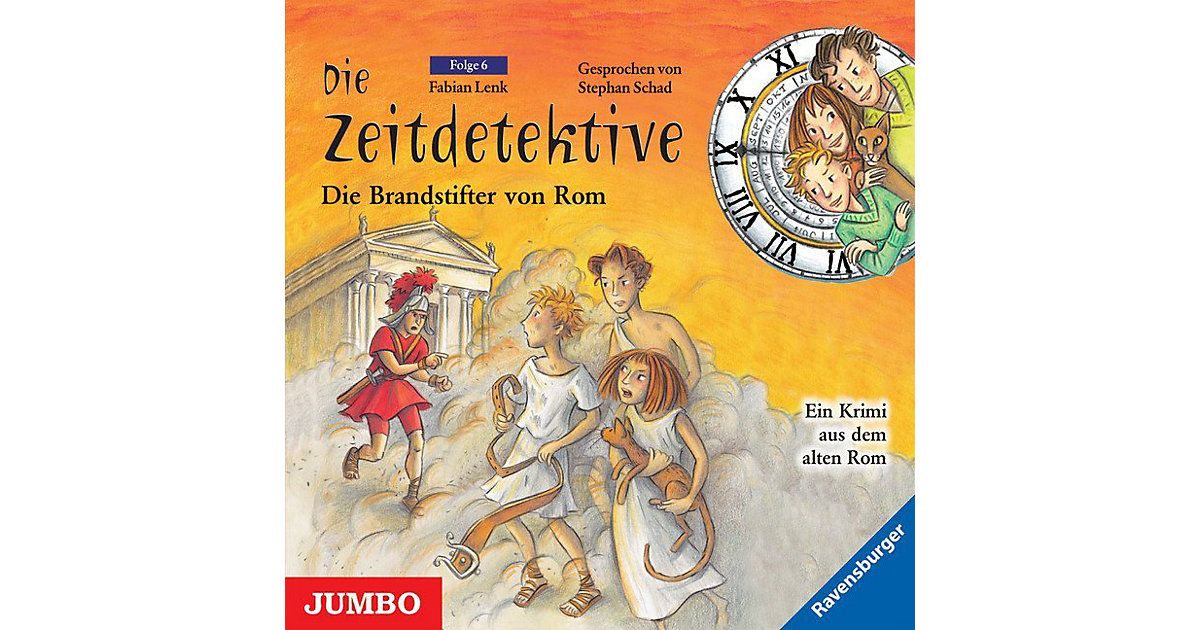 Die Zeitdetektive - Die Brandstifter von Rom, 1 Audio-CD Hörbuch Die Zeitdetektive - Die Brandstifter von Rom, 1 Audio-CD Hörbuch von JUMBO Verlag