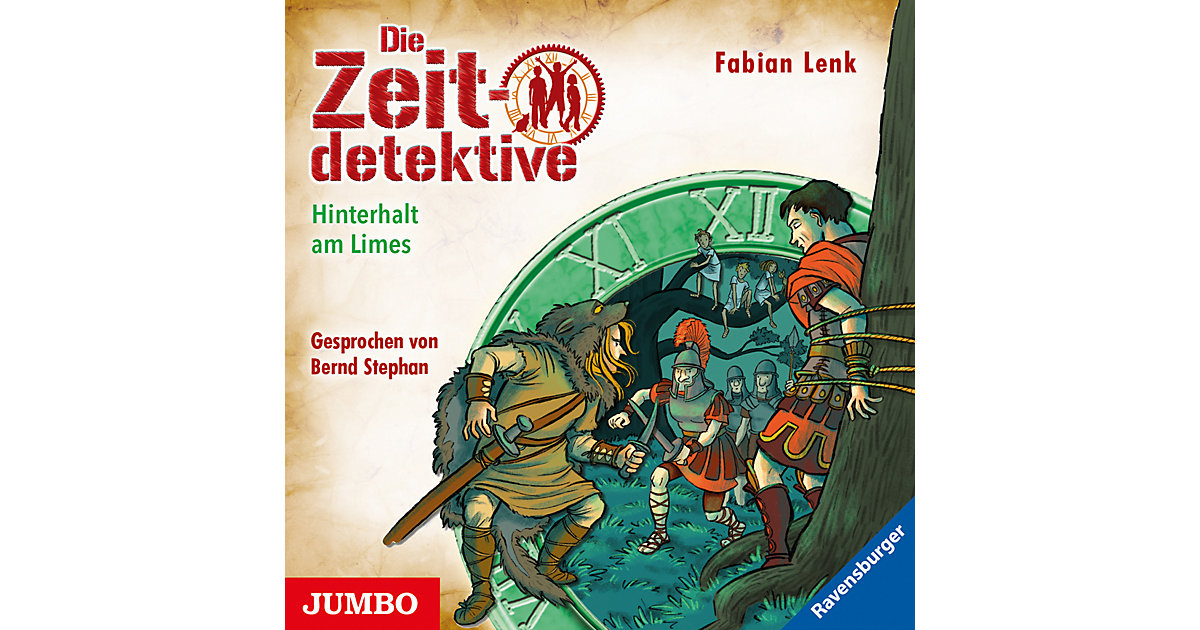 Die Zeitdetektive - Hinterhalt am Limes, Audio-CD Hörbuch von JUMBO Verlag