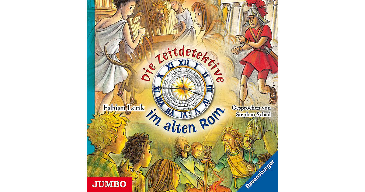 Die Zeitdetektive im alten Rom, 3 Audio-CDs Hörbuch Die Zeitdetektive im alten Rom, 3 Audio-CDs Hörbuch von JUMBO Verlag