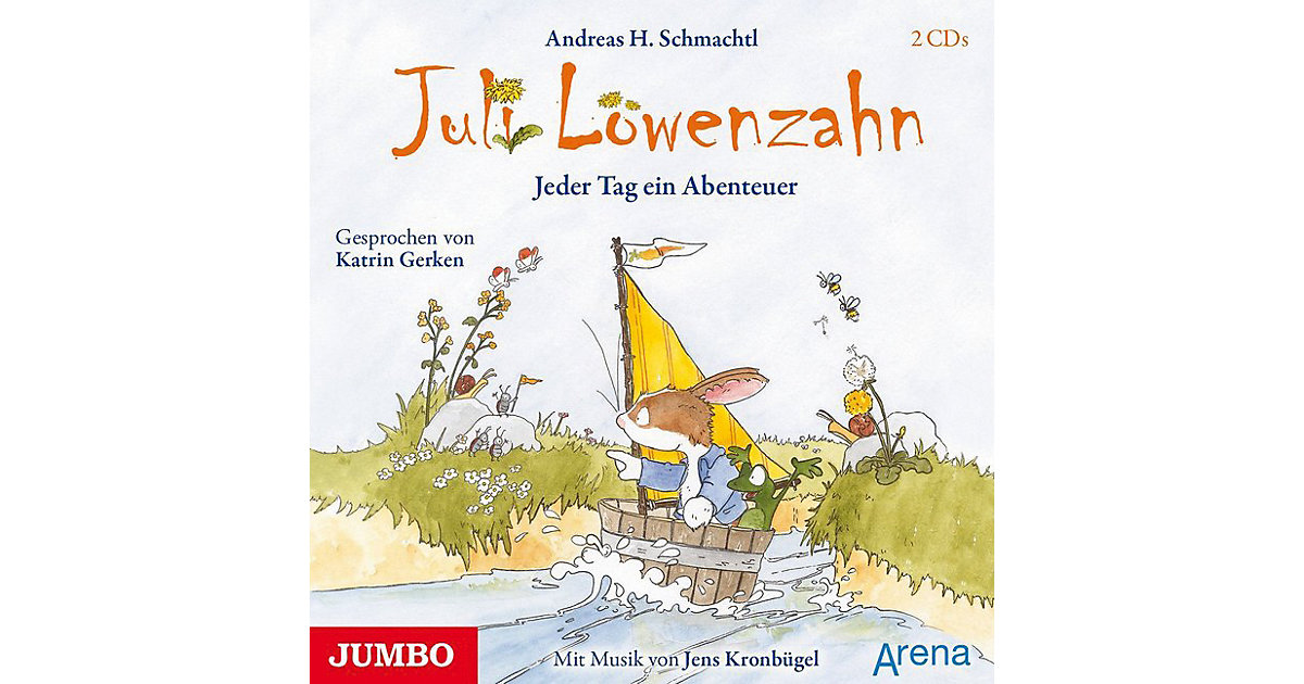 Juli Löwenzahn: Jeder Tag ein Abenteuer, 2 Audio-CDs Hörbuch von JUMBO Verlag
